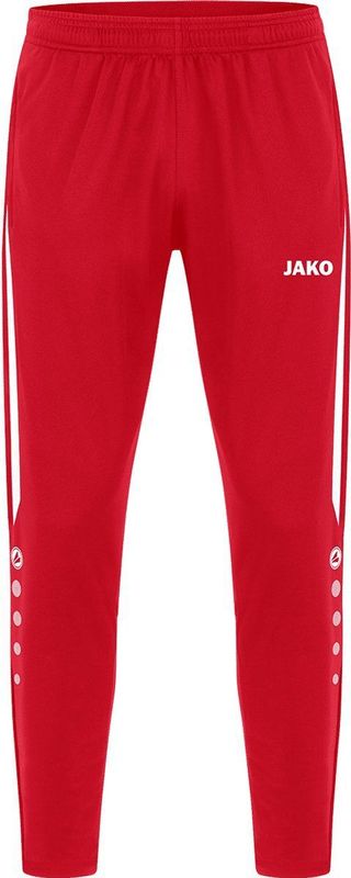 Jako - Power - Sportbroek - Rood / Wit - 100% Gerecycled Polyester