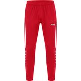 JAKO - Polyesterbroek Power, Uniseks-Volwassene, Rood Wit, M