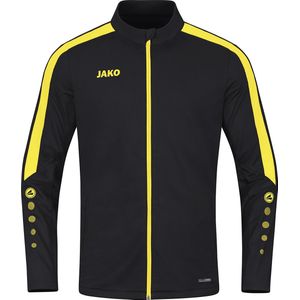 JAKO Power Polyestervest Dames Zwart-Geel Maat 34