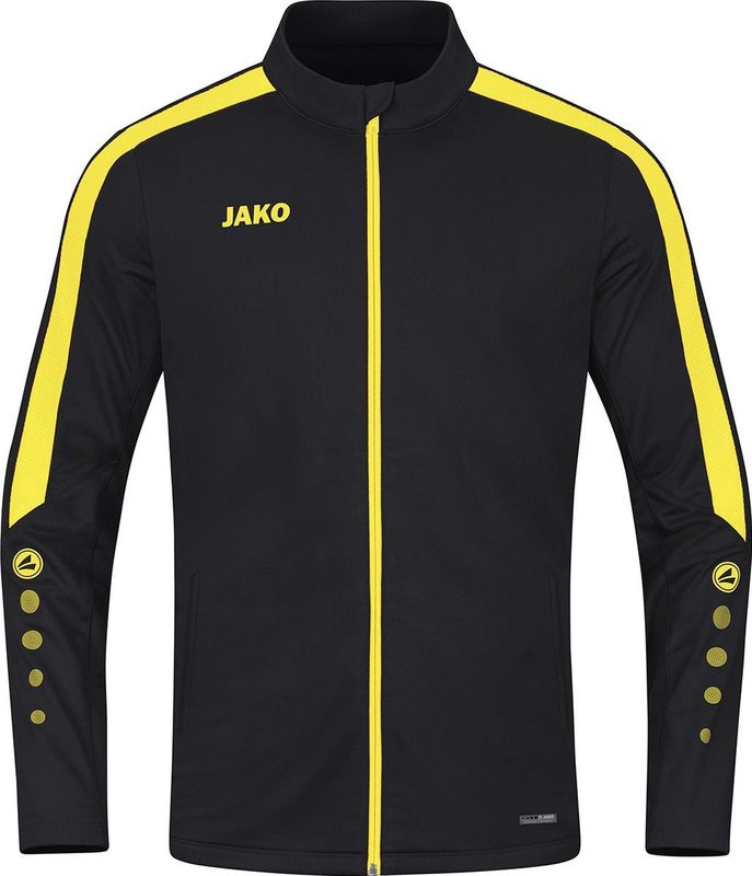 JAKO Power Polyestervest Dames Zwart-Geel