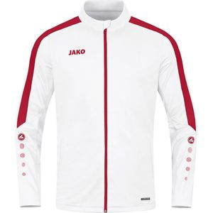 JAKO Power Polyestervest Wit-Rood