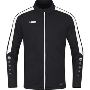 JAKO - Krachtige Polyester Jas, Uniseks-Volwassene, Zwart, S