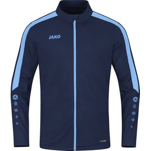 JAKO - Krachtige Polyester Jas, Uniseks-Volwassene, Marine/Hemelsblauw, S