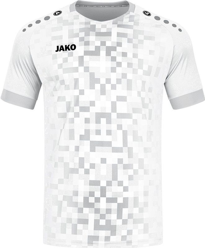JAKO Shirt Pixel Korte Mouwen Wit