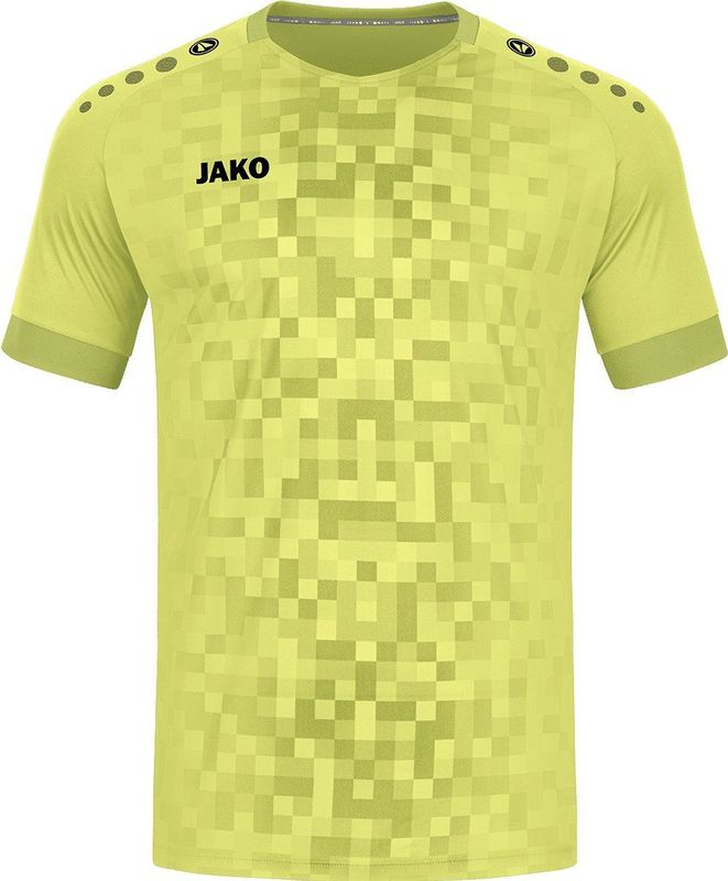 JAKO Shirt Pixel Korte Mouwen Felgeel