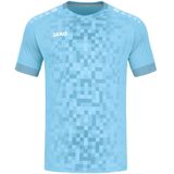 JAKO - Jersey Pixel (Korte Mouw), Uniseks-Volwassene, Lichtblauw, XXL