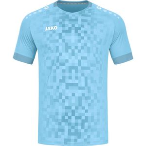 Jako Pixel Shirt Korte Mouw Heren - Zachtblauw | Maat: M