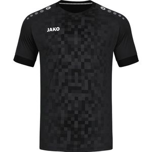 JAKO Shirt Pixel Korte Mouwen Zwart