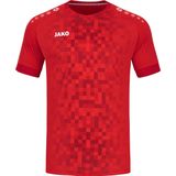 Jako Pixel Shirt Korte Mouw Kinderen - Sportrood