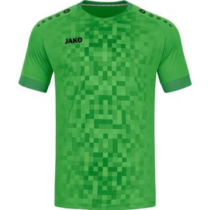 Jako Pixel Shirt Korte Mouw Kinderen - Zachtgroen