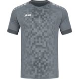 Jako Pixel Shirt Korte Mouw Kinderen - Steengrijs
