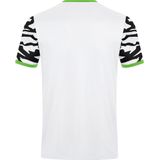 JAKO Shirt Animal Korte Mouwen Wit-Zwart-Fluogroen