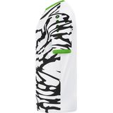 JAKO Shirt Animal Korte Mouwen Wit-Zwart-Fluogroen