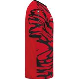 JAKO Shirt Animal Korte Mouwen Rood-Zwart