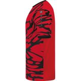 JAKO Shirt Animal Korte Mouwen Rood-Zwart