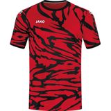 JAKO Shirt Animal Korte Mouwen Rood-Zwart