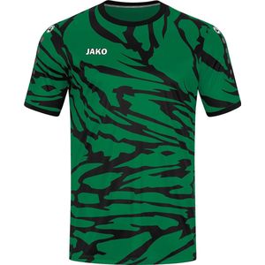 JAKO - Animal - Sportshirt - Groen/Zwart - 100% Gerecycled Polyester