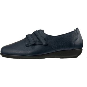 Natural Feet - Instappers - Blauw - Leer - Velcro Sluiting