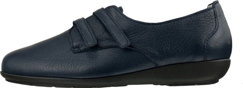 Natural Feet - Instappers - Blauw - Leer - Velcro Sluiting