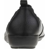 Natural Feet - Ballerina Johanna - Ballerina - Zwart - Hertenleer