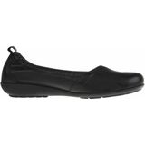 Natural Feet - Ballerina Johanna - Ballerina - Zwart - Hertenleer