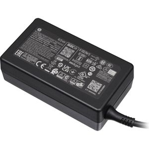 HP H6y89aa#Uuz (65 W), Voeding voor notebooks, Zwart