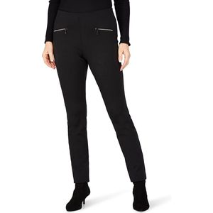 Atelier GARDEUR - ZENE10 - Damesbroek - Zwart - Slim Fit - Pull-On-Stijl