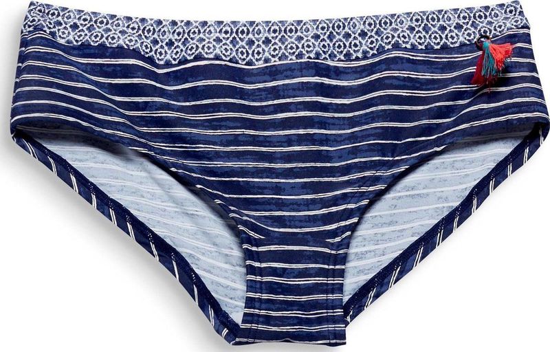 Esprit - Bikinibroekje - Navy - Hipster-Short - Grafische Print