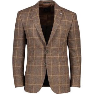 Digel - Colbert - Bruin Geruit - Wol - Normale Fit