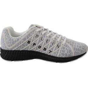 Plein Sport Heren Wit Polyester Runner Edward Sneakers Schoenen - Maat 44