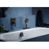 Hansgrohe Exafill Exafill S afbouwdeel v. badafvoer-, overloop- en vulcombinatie brushed black chroom 58117340