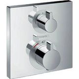 Hansgrohe Ecostat Square thermostatische inbouw douchekraan glanzend chroom