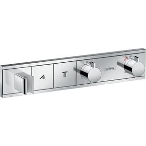 Hansgrohe RainSelect afbouwdeel voor inbouw douchekraan thermostatisch voor 2 functies met handdouchehouder 45.6x90cm chroom 15355000