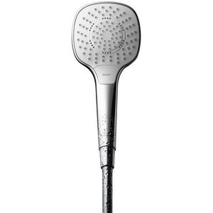 Hansgrohe Handdouche Myselect E Multi-jet 100mm 3 Stralen Chroom/wit