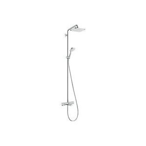 hansgrohe Croma E Showerpipe 280 1jet mit Wannenthermostat Chrom, 27687000