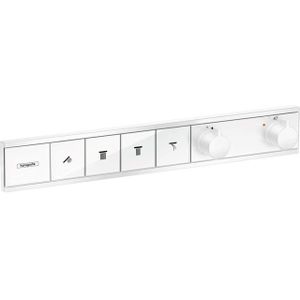 Hansgrohe RainSelect afbouwdeel voor inbouw douchekraan thermostatisch voor 4 functies 59.8x90cm mat wit 15382700