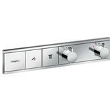 Hansgrohe RainSelect afbouwdeel voor inbouw douchekraan thermostatisch voor 2 functies 45.6x90cm chroom 15380000