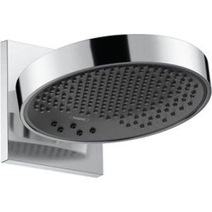 hansgrohe Waterbesparende douchekop regendouche Rainfinity (250 mm, rond, 3 straalsoorten, wandmontage) chroom