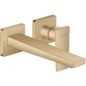 Wastafelkraan hansgrohe metropol afbouwdeel 22.5 cm uitloop brushed bronze