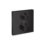 Hansgrohe - Ecostat Square - Thermostatarmatur - Unterputz für 2 Verbraucher, schwarz matt 15714670