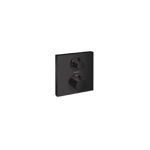 hansgrohe Ecostat Square thermostaat afbouwdeel voor 2 functies mat zwart