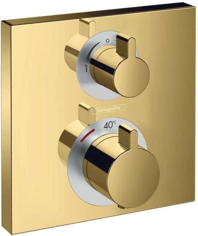 Hansgrohe - Ecostat Square - Afbouwdeel Inbouw Thermostaat - Polished Gold