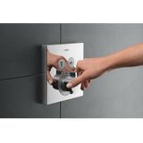 Thermostaat afbouwdeel showerselect hansgrohe voor 2 functies geborsteld brons