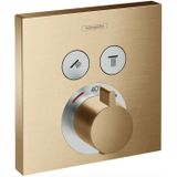 Hansgrohe ShowerSelect S inbouw douchekraan thermostaat Brushed Bronze