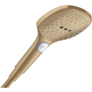 Handdouche hansgrohe raindance select e 120 3jet geborsteld brons