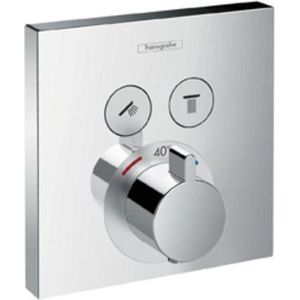 Hansgrohe Showerselect S thermostatische inbouw douchekraan 2 functies mat zwart