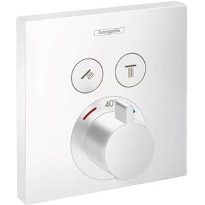 hansgrohe ShowerSelect thermostaat afbouwdeel voor 2 functies mat wit, 15763700