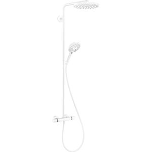 Doucheset hansgrohe raindance select s 240 1jet powderrain met thermostaat mat wit