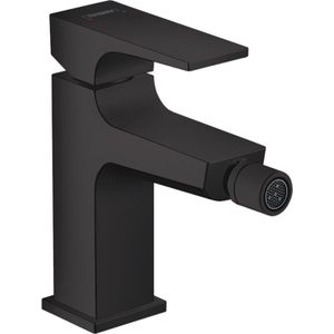 hansgrohe Metropol ééngreeps bidetmengkraan mer afvoerpluggarnituur mat zwart