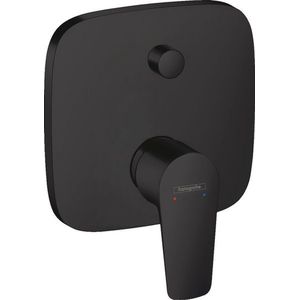 Hansgrohe - Talis e Einhebel-Wannenmischer Unterputz 25l/min, Mattschwarz mit Sicherungskombination für iBox universal